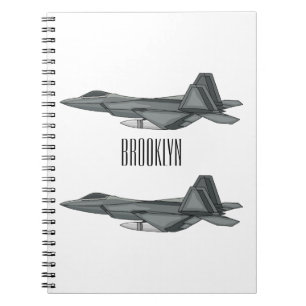 Cuaderno Ilustracion de personalizado de aviones de combate