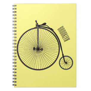 Cuaderno Ilustracion de personalizado de bicicletas de alta