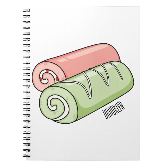 Cuaderno Ilustracion de personalizado de bollería y bollerí (Frente)