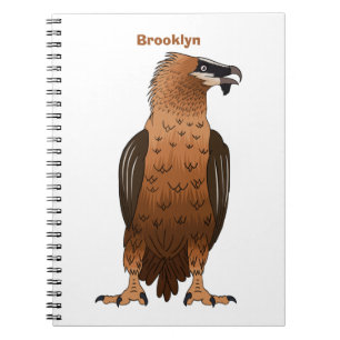 Cuaderno Ilustracion de personalizado de buitre con barba