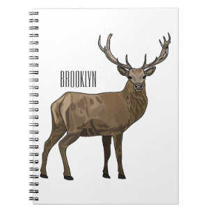 Cuaderno Ilustracion de personalizado de ciervos