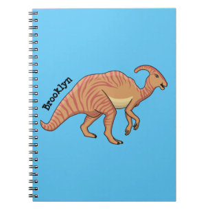 Cuaderno Ilustracion de personalizado de dinosaurios de par