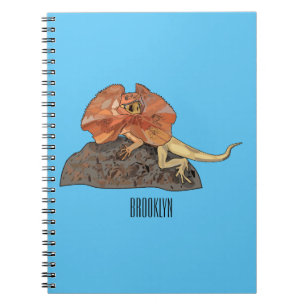 Cuaderno Ilustracion de personalizado de lagarto de cuello