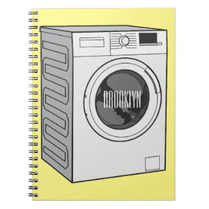 Cuaderno Ilustracion de personalizado de lavadora