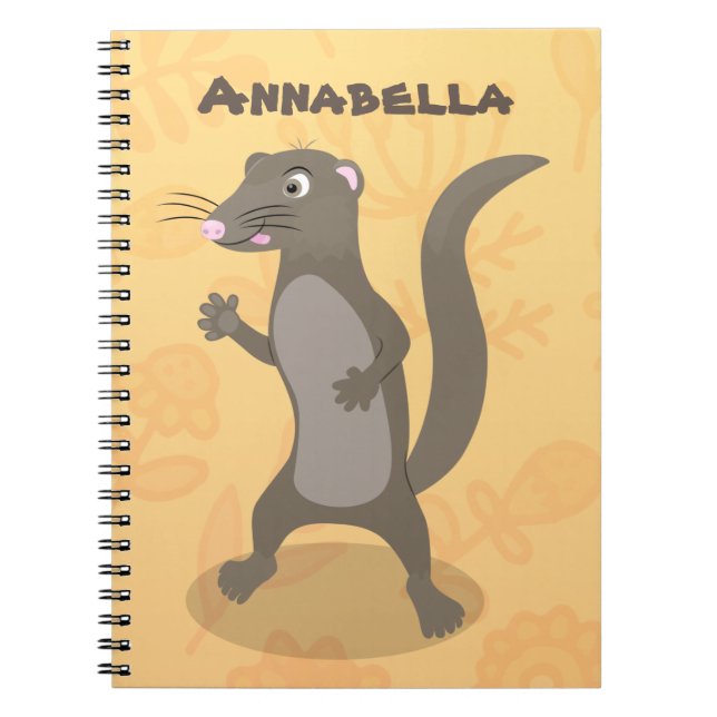 Cuaderno Ilustracion de personalizado de mongosis suave (Frente)