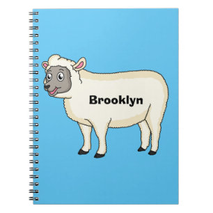 Cuaderno Ilustracion de personalizado de ovejas alegres