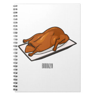 Cuaderno Ilustracion de personalizado de pato de Peking