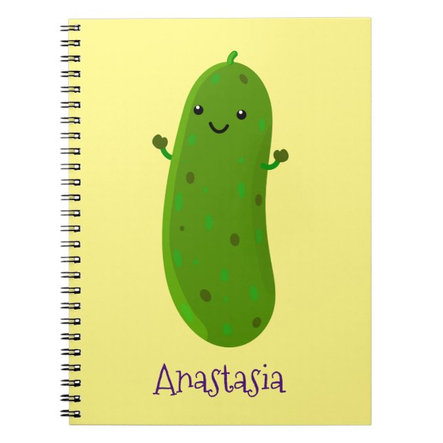 Cuaderno Ilustracion de personalizado de piquetes alegres (Frente)