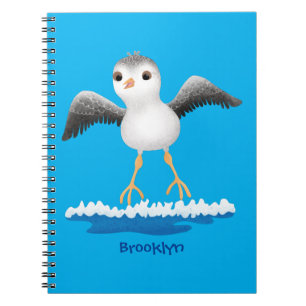 Cuaderno Ilustracion de personalizado de sandpier de bebé