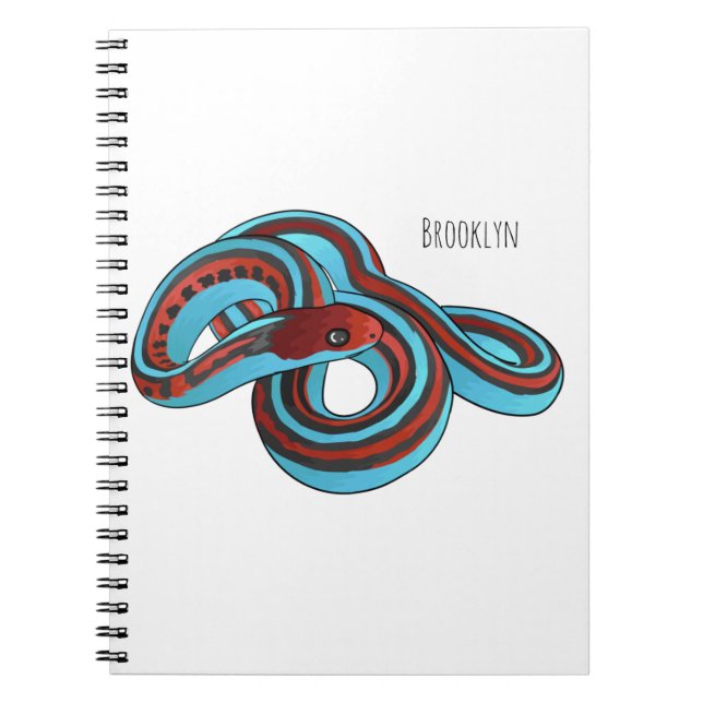 Cuaderno Ilustracion de personalizado de serpiente de San F (Frente)
