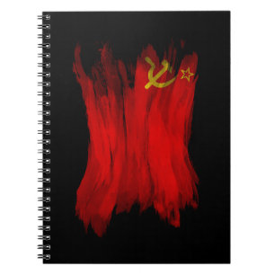 Cuaderno Ilustración de pincel de la bandera de la Unión
