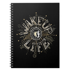 Cuaderno ilustracion de presupuesto de WAKE UP 4 LIFE inspi