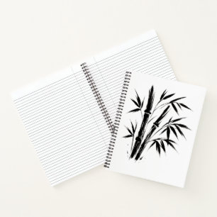Cuaderno Ilustracion de tinta de bambú - portátil Zen Minim