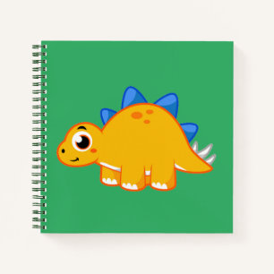 Cuaderno Ilustracion De Un Estegosaurio.