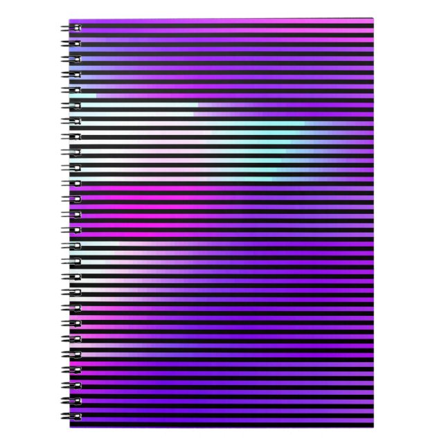 Cuaderno ilustracion de un fondo de falla abstracta. Cy (Frente)