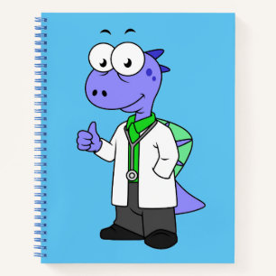 Cuaderno Ilustracion De Un Médica Spinosaurus.