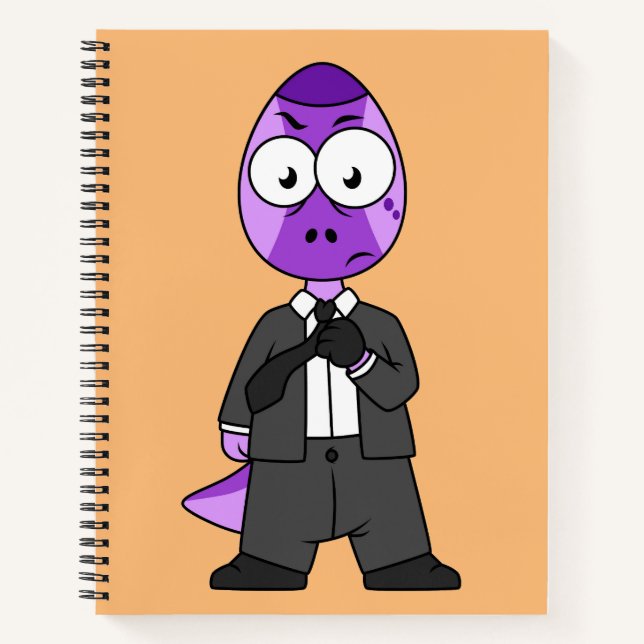 Cuaderno Ilustracion De Un Transportista De Paquicefalosaur (Anverso)