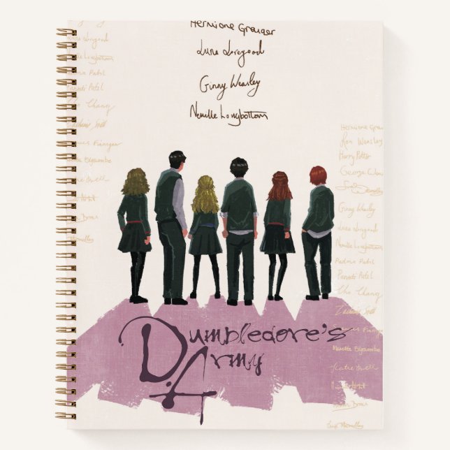 Cuaderno Ilustracion del Ejército de Dumbledore (Anverso)