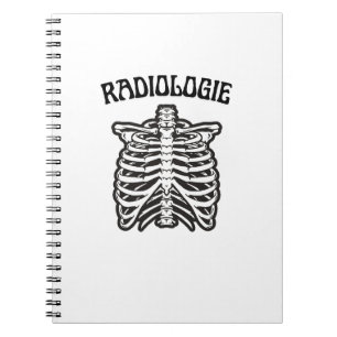 Cuaderno Ilustración del esqueleto de la caja torácica de r