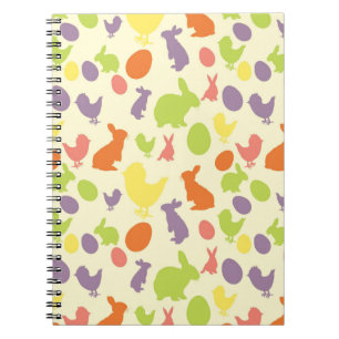 Cuaderno Ilustracion del fondo de Pascua