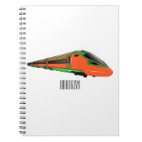 Ilustracion del personalizado del tren de bala