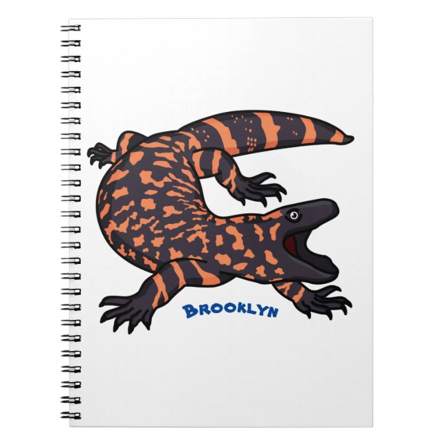 Cuaderno Ilustracion del personalizado monstruo de la gila  (Frente)