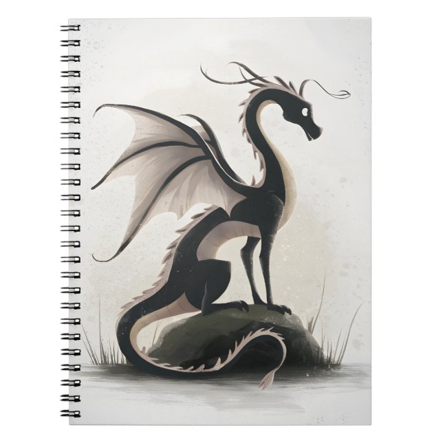 Cuaderno Ilustracion Dragón caprichoso (Frente)
