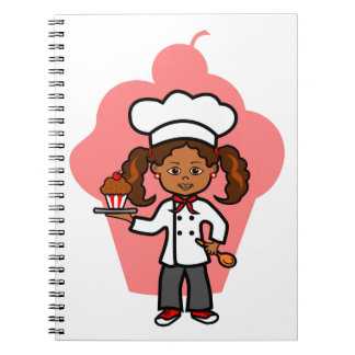 Cuaderno Ilustracion femenino del cocinero