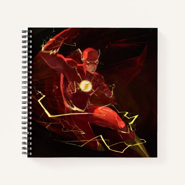 Cuaderno Ilustracion flash de crisis infinita (Anverso)