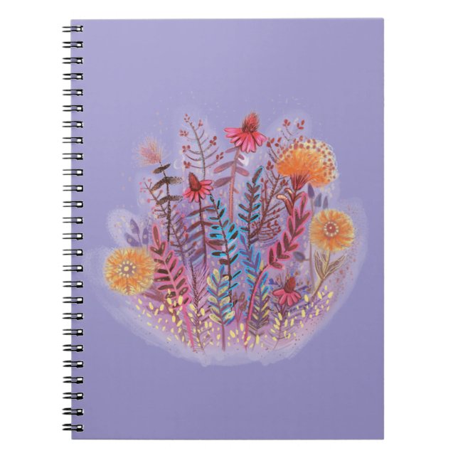 Cuaderno ilustracion floral (Frente)