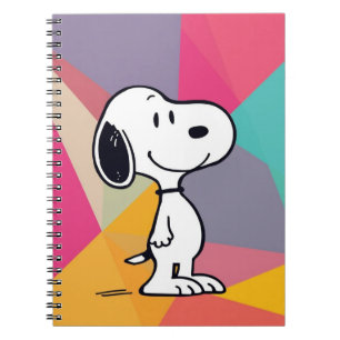 Cuaderno Ilustración Geométrica de Beagle de Dibujos Animad