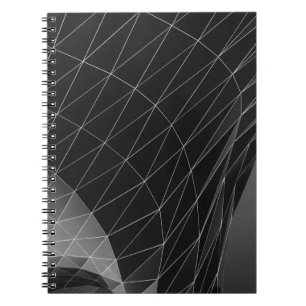Cuaderno Ilustracion gráfico en blanco y negro