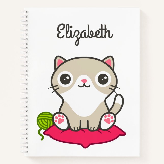 Cuaderno Ilustracion Kitty (Anverso)