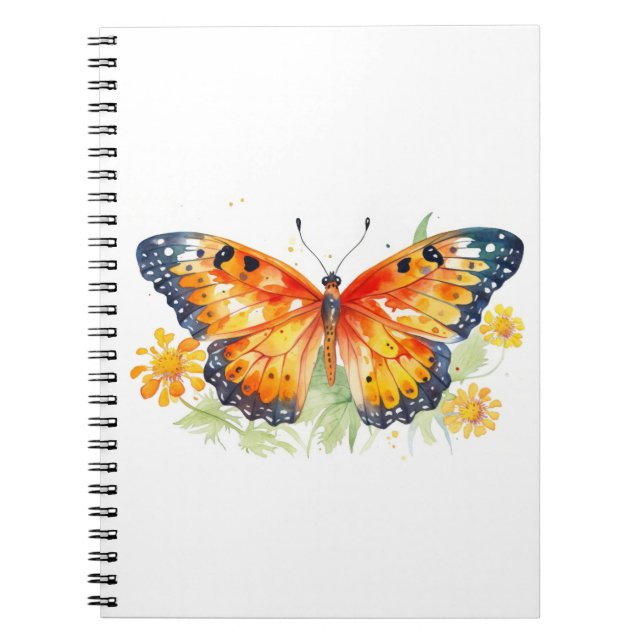 Cuaderno Ilustracion mariposa (Frente)