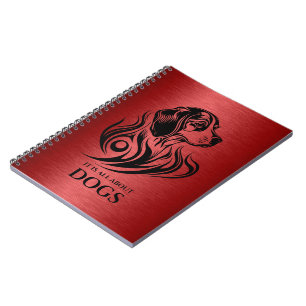 Cuaderno Ilustracion metalico de cabeza beagle ornamental r