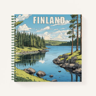 Cuaderno Ilustracion Natural de Finlandia