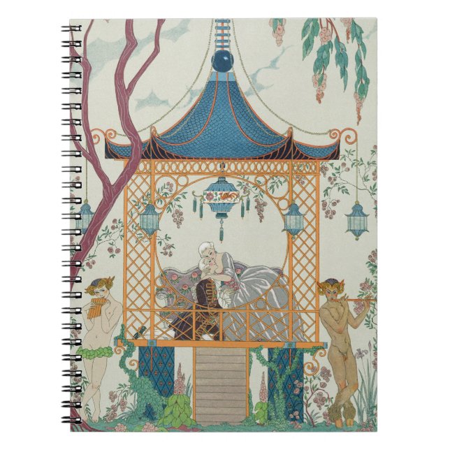 Cuaderno Ilustracion para los "Fetes Galantes" por Paul (Frente)