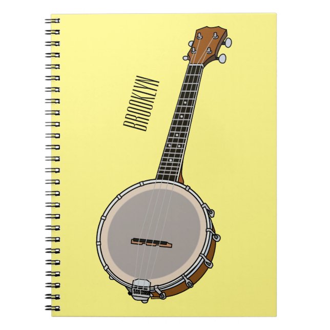 Cuaderno Ilustracion personalizado Banjo (Frente)