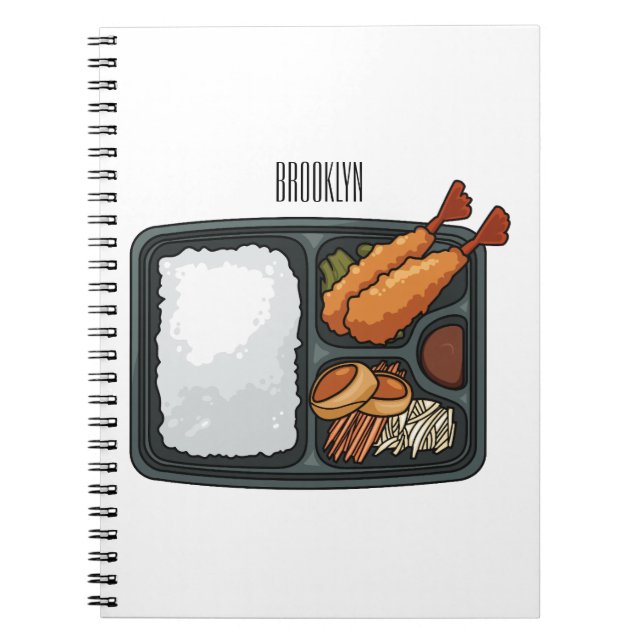 Cuaderno Ilustracion personalizado Bento (Frente)