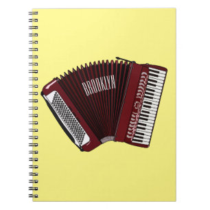 Cuaderno Ilustracion personalizado de acordeón