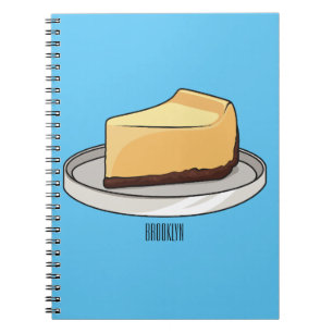 Cuaderno Ilustracion personalizado de Cheesecake