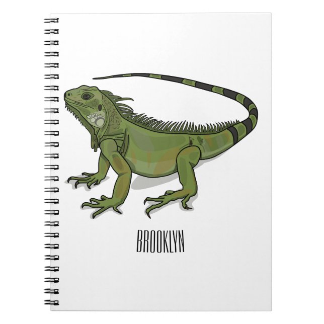 Cuaderno Ilustracion personalizado de Iguana (Frente)
