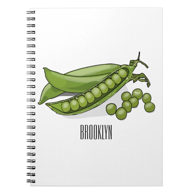 Cuaderno Ilustracion personalizado de Pea (Frente)