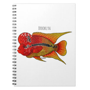 Cuaderno Ilustracion personalizado de peces cíclicos de cue