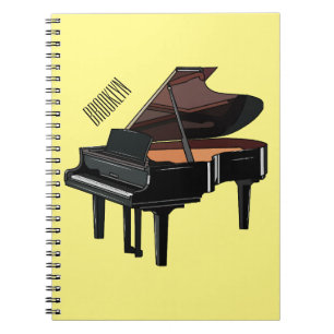 Cuaderno Ilustracion personalizado de piano