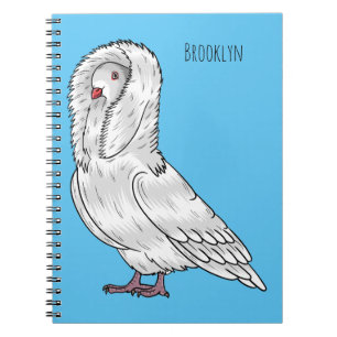 Cuaderno Ilustracion personalizado de pichón de Jacobin