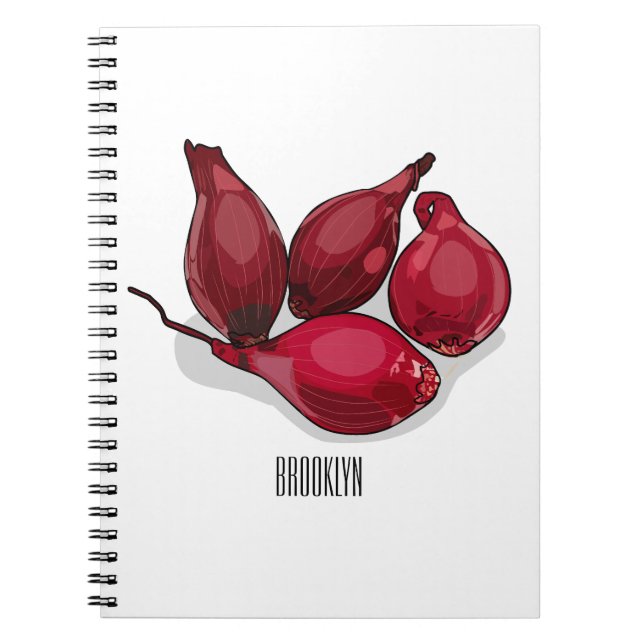 Cuaderno Ilustracion personalizado de Shallot (Frente)