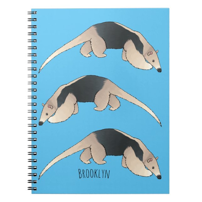 Cuaderno Ilustracion personalizado de Tamandua (Frente)