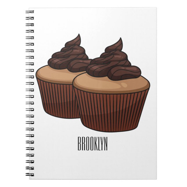 Cuaderno Ilustracion personalizado de tarta (Frente)