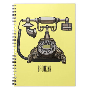 Cuaderno Ilustracion personalizado de teléfono